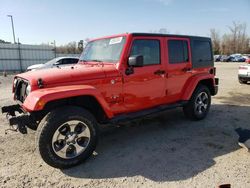 Jeep salvage cars for sale: 2017 Jeep Wrangler Unlimited Sahara