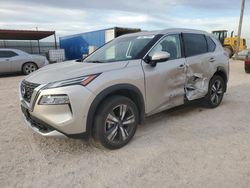 Salvage cars for sale at Andrews, TX auction: 2023 Nissan Rogue Platinum