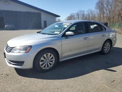 Salvage cars for sale from Copart East Granby, CT: 2015 Volkswagen Passat S