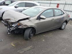 Salvage cars for sale from Copart Assonet, MA: 2017 Toyota Corolla L