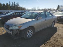 Salvage cars for sale at Bowmanville, ON auction: 2003 Toyota Camry LE