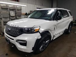 Salvage cars for sale at Elgin, IL auction: 2022 Ford Explorer XLT