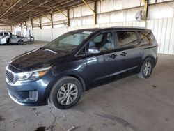 Salvage cars for sale at Phoenix, AZ auction: 2015 KIA Sedona LX