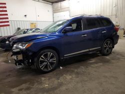 Vehiculos salvage en venta de Copart Candia, NH: 2017 Nissan Pathfinder S