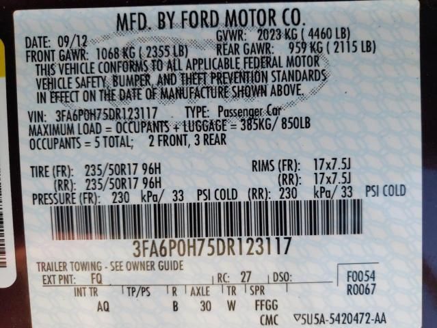 2013 Ford Fusion SE