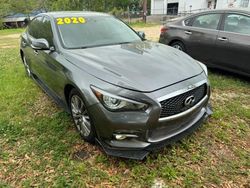 Infiniti Q50 salvage cars for sale: 2020 Infiniti Q50 Pure