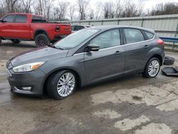 Salvage cars for sale from Copart Ellwood City, PA: 2018 Ford Focus Titanium