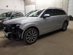 Salvage cars for sale from Copart Candia, NH: 2018 Audi Q7 Premium Plus