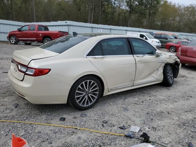 2018 Lincoln Continental Select