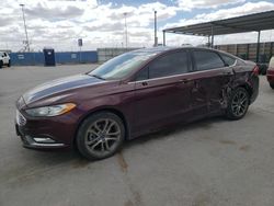 Vehiculos salvage en venta de Copart Anthony, TX: 2017 Ford Fusion SE
