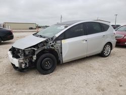 Salvage cars for sale from Copart Temple, TX: 2012 Toyota Prius V