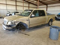 Salvage cars for sale at Pennsburg, PA auction: 2001 Ford F150 Supercrew