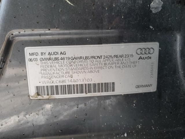 2004 Audi A4 1.8T Quattro