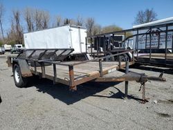 Gold salvage cars for sale: 2009 Gold Trailer