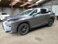 Salvage cars for sale from Copart Bowmanville, ON: 2016 Lexus RX 450H Base