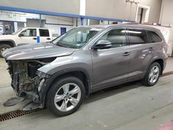 Salvage cars for sale from Copart Pasco, WA: 2016 Toyota Highlander Limited