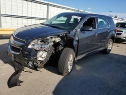 Salvage cars for sale at Dyer, IN auction: 2014 Chevrolet Equinox LS