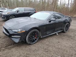 Salvage cars for sale from Copart Bowmanville, ON: 2020 Ford Mustang GT