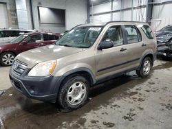 Honda CR-V LX salvage cars for sale: 2005 Honda CR-V LX