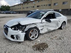 Audi A5 salvage cars for sale: 2020 Audi A5 Premium Plus