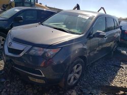 Salvage cars for sale at Hillsborough, NJ auction: 2010 Acura MDX Technology