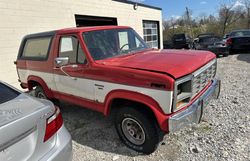 Copart GO cars for sale at auction: 1986 Ford Bronco U100