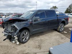 Salvage trucks for sale at Woodhaven, MI auction: 2015 Ford F150 Supercrew