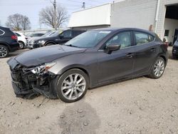 Salvage cars for sale from Copart Blaine, MN: 2016 Mazda 3 Grand Touring