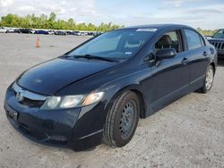 Salvage cars for sale from Copart Houston, TX: 2010 Honda Civic LX