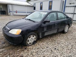 Salvage cars for sale from Copart Prairie Grove, AR: 2002 Honda Civic LX