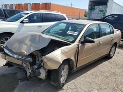 Chevrolet salvage cars for sale: 2005 Chevrolet Malibu LS