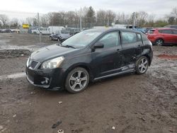 Salvage cars for sale from Copart Chalfont, PA: 2009 Pontiac Vibe GT