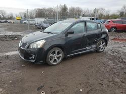 Pontiac Vibe GT salvage cars for sale: 2009 Pontiac Vibe GT