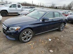 Salvage cars for sale at Hillsborough, NJ auction: 2018 Mercedes-Benz C 300 4matic