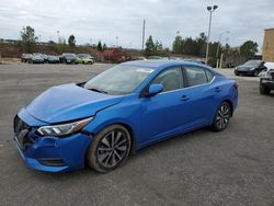 Salvage cars for sale at Gaston, SC auction: 2021 Nissan Sentra SV