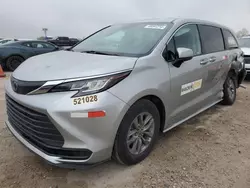 Toyota Sienna le salvage cars for sale: 2021 Toyota Sienna LE