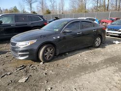 Salvage cars for sale at Waldorf, MD auction: 2017 KIA Optima LX