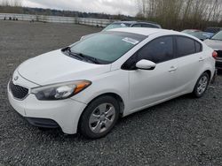 KIA Forte LX salvage cars for sale: 2016 KIA Forte LX