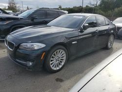 Salvage cars for sale from Copart San Martin, CA: 2011 BMW 535 I