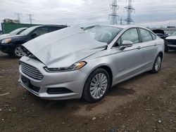Salvage cars for sale at Elgin, IL auction: 2014 Ford Fusion SE Hybrid