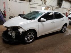 Salvage cars for sale from Copart Casper, WY: 2014 Toyota Corolla L