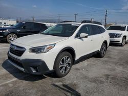 Salvage cars for sale at Sun Valley, CA auction: 2021 Subaru Outback Limited