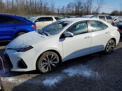 Salvage cars for sale at Leroy, NY auction: 2017 Toyota Corolla L