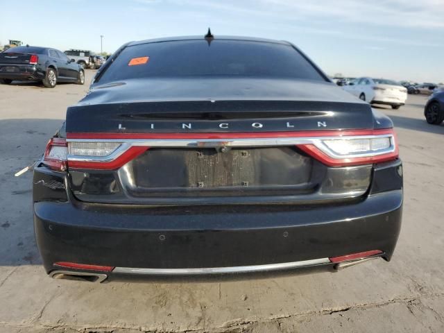 2018 Lincoln Continental Premiere