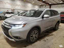 Salvage cars for sale at Milwaukee, WI auction: 2017 Mitsubishi Outlander SE