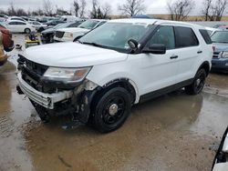 Salvage cars for sale at Bridgeton, MO auction: 2016 Ford Explorer Police Interceptor