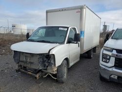 Salvage cars for sale from Copart Montreal Est, QC: 2018 GMC Savana Cutaway G3500