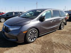 Salvage cars for sale at Greenwood, NE auction: 2022 Honda Odyssey EXL