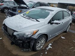 KIA Forte LX salvage cars for sale: 2016 KIA Forte LX