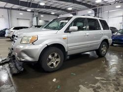 Honda Pilot EXL salvage cars for sale: 2007 Honda Pilot EXL